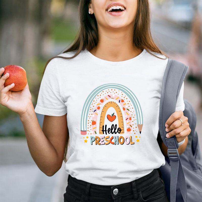 Personalized Hello Preschool T-Shirt