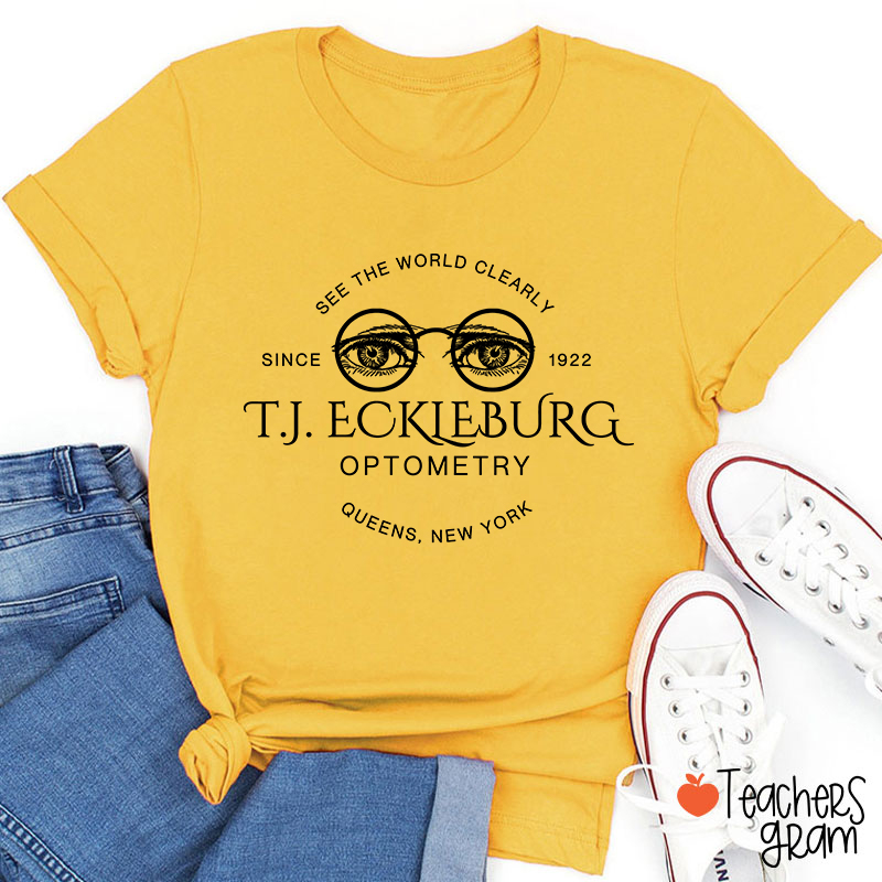 See The World Clearly Teacher T-Shirt