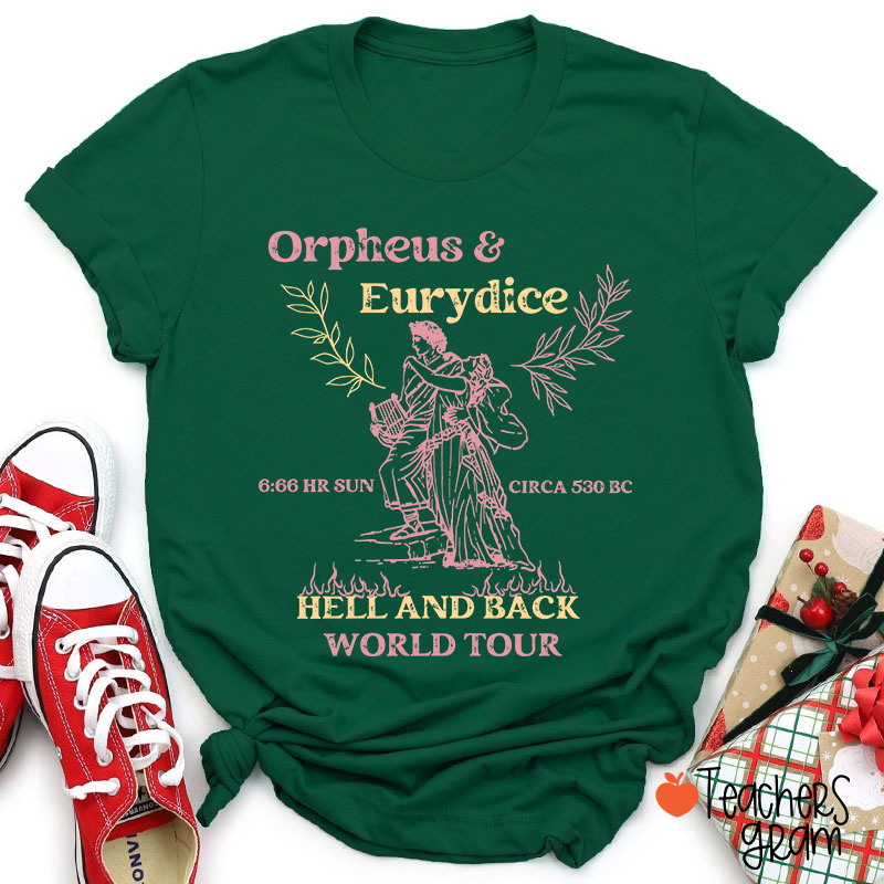 Orpheus And Eurydice Teacher T-Shirt