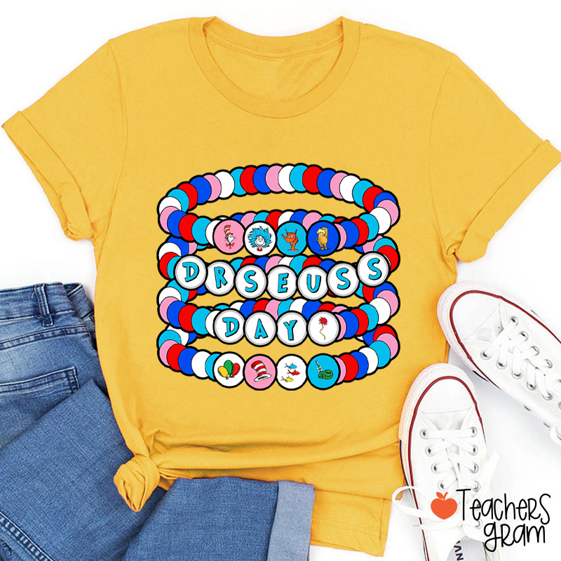 Reading Day Beads Teacher T-Shirt