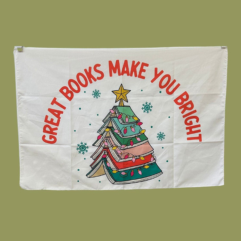 Great Books Make You Bright Teacher Classroom Tapestry
