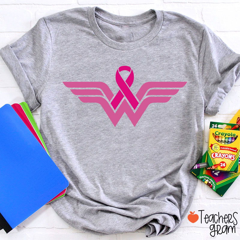 Strong Woman Cancer Fighter Teacher T-Shirt