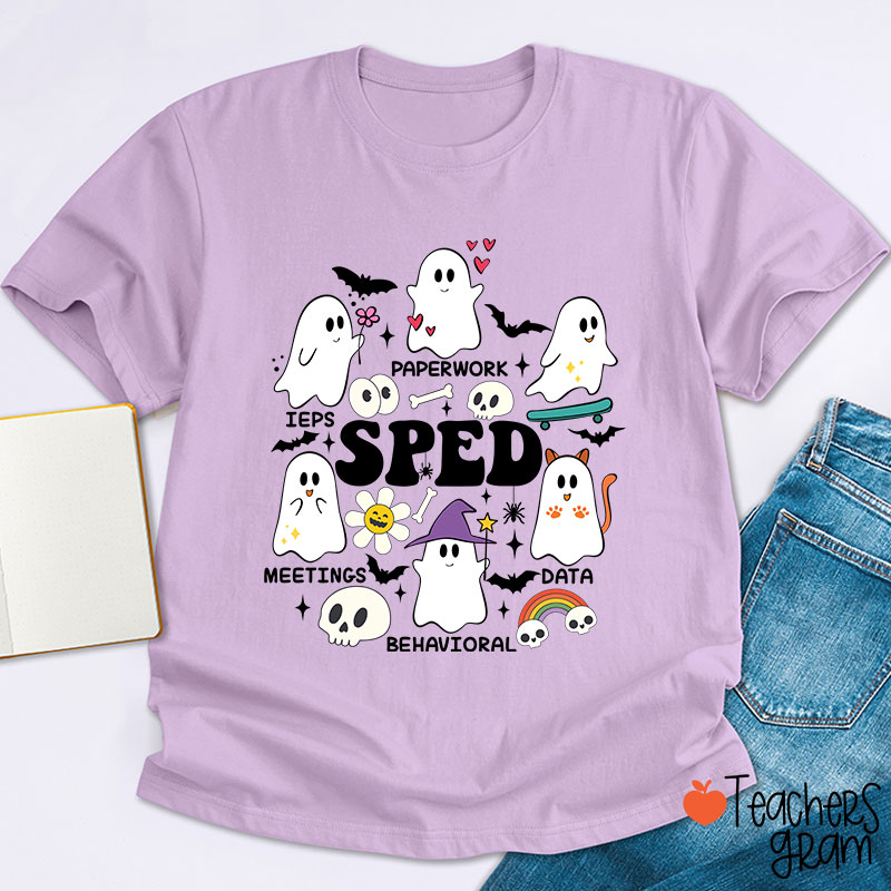 Special Education Halloween SPED Teacher T-Shirt