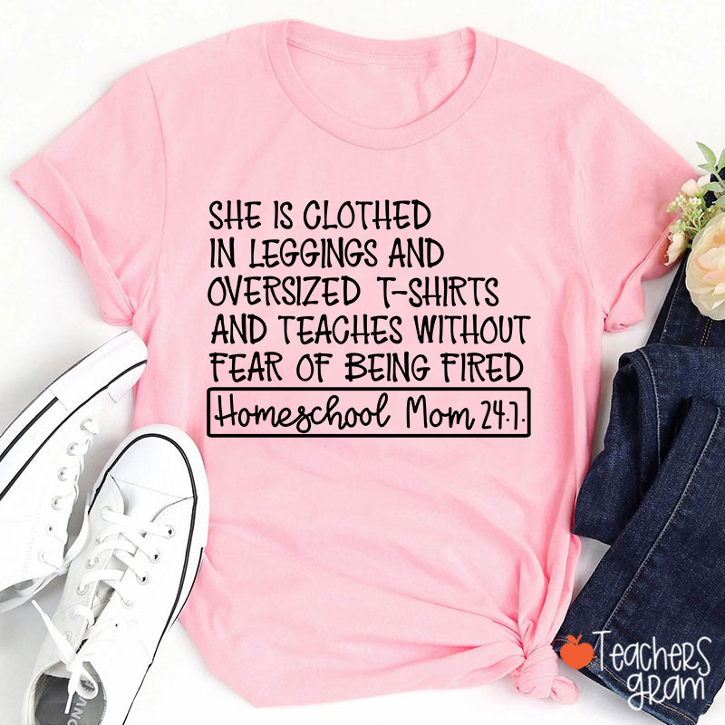 Homeschool Mom Life Teacher T-Shirt