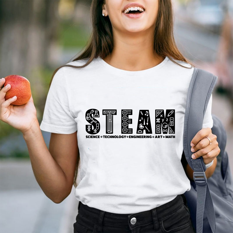 Science Technology Engineering Art Math Teacher T-Shirt