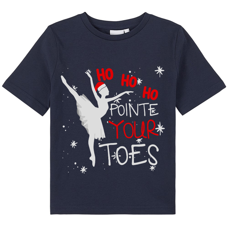 Ho Ho Ho Pointed Your Toes Class T-Shirt