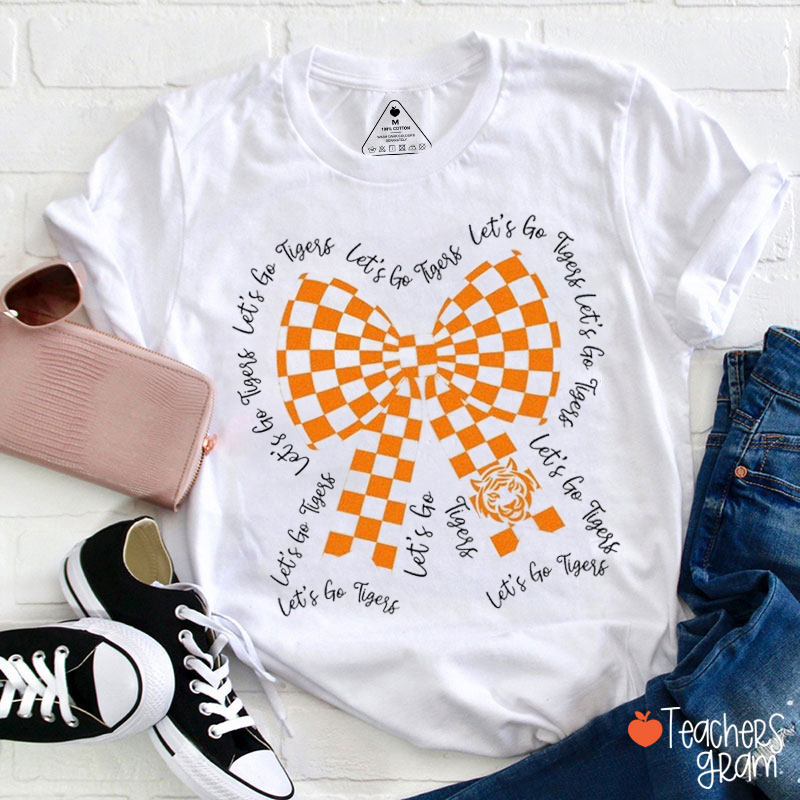 Personalized Let's Go Mascot Teacher T-Shirt