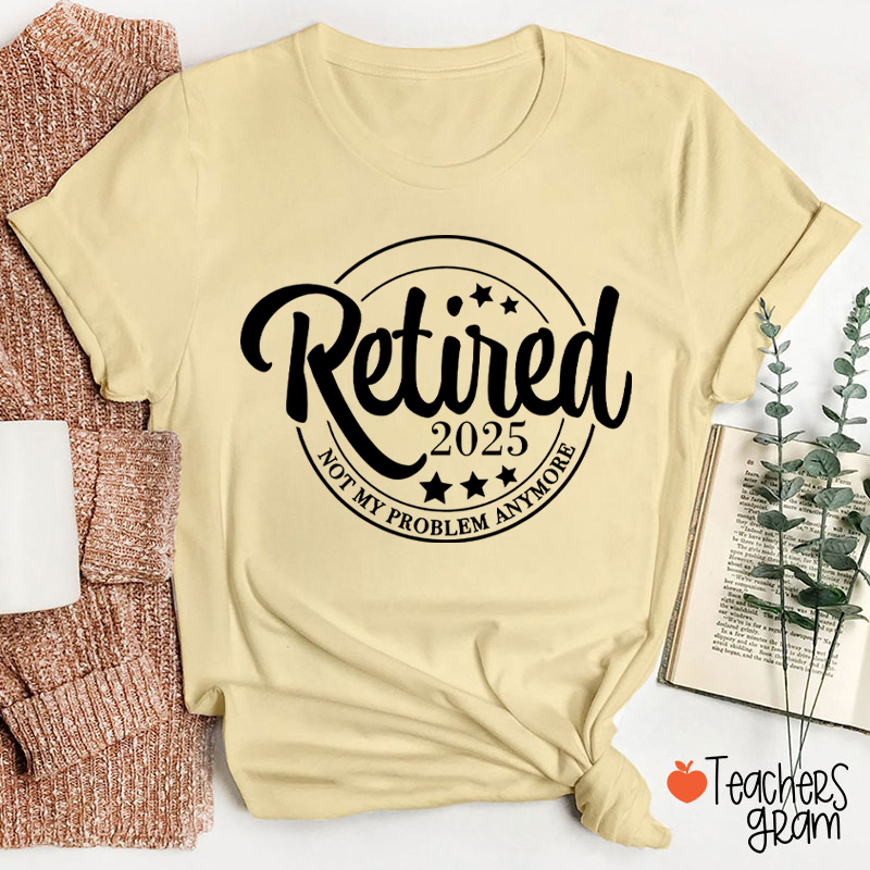 Personalized Year Retirement Gift Teacher T-Shirt