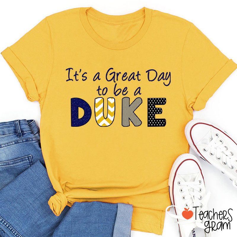 Personalized Mascot It's A Great Day To Be Teacher T-Shirt