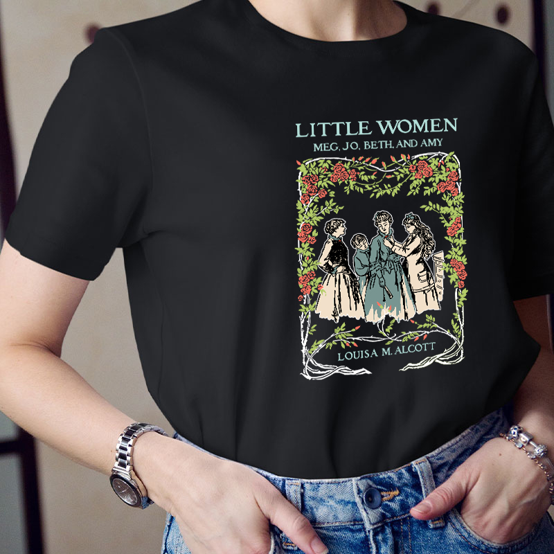 The Cover Of Little Women Teacher T-Shirt