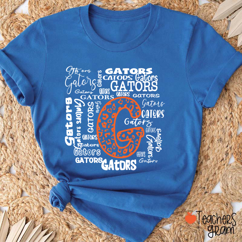 Personalized School Mascot Game Day Teacher T-Shirt