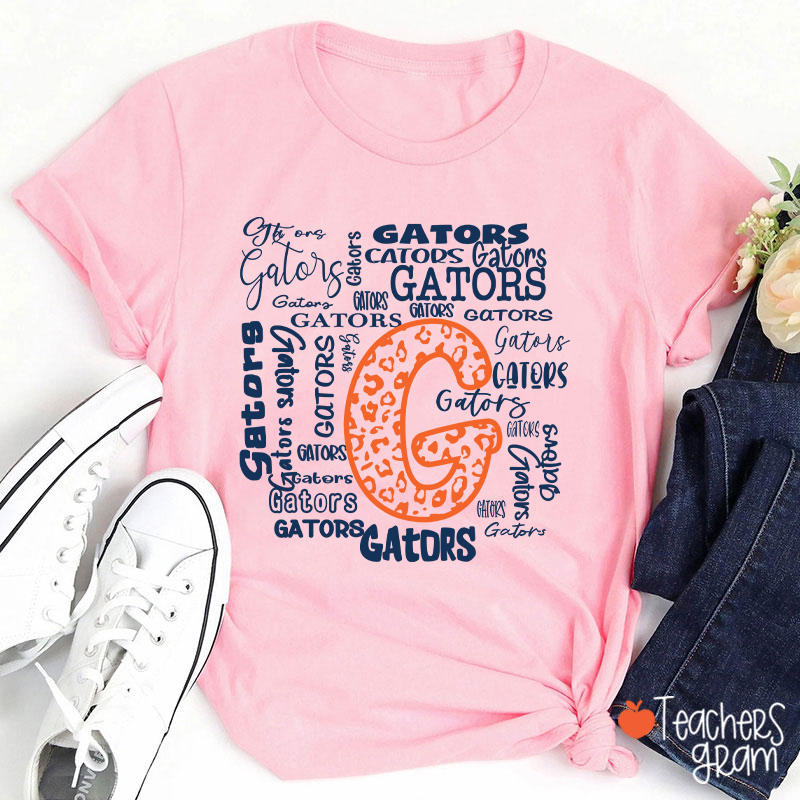 Personalized School Mascot Game Day Teacher T-Shirt