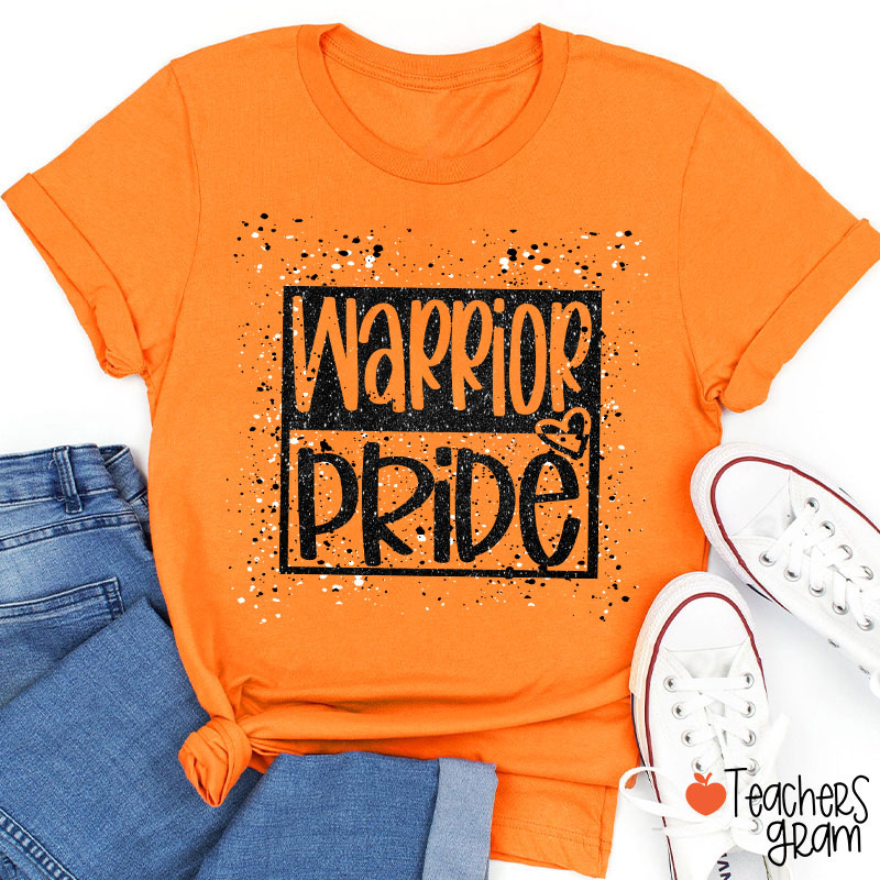 Personalized Mascot Confetti And Imitation Glitter Teacher T-Shirt