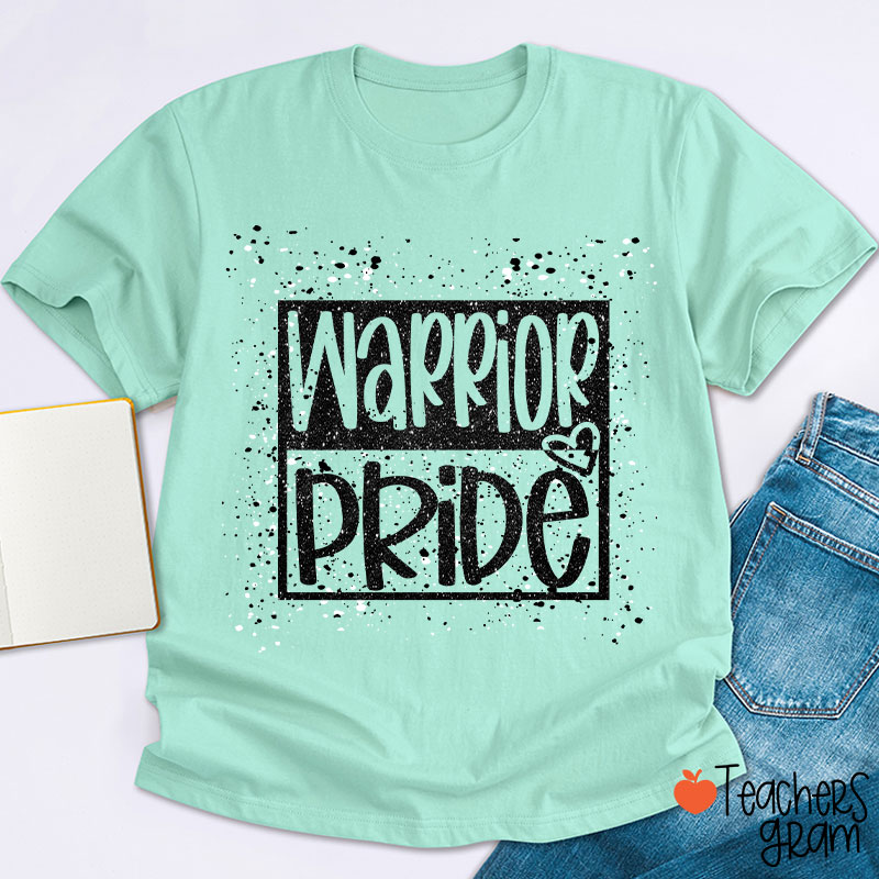 Personalized Mascot Confetti And Imitation Glitter Teacher T-Shirt
