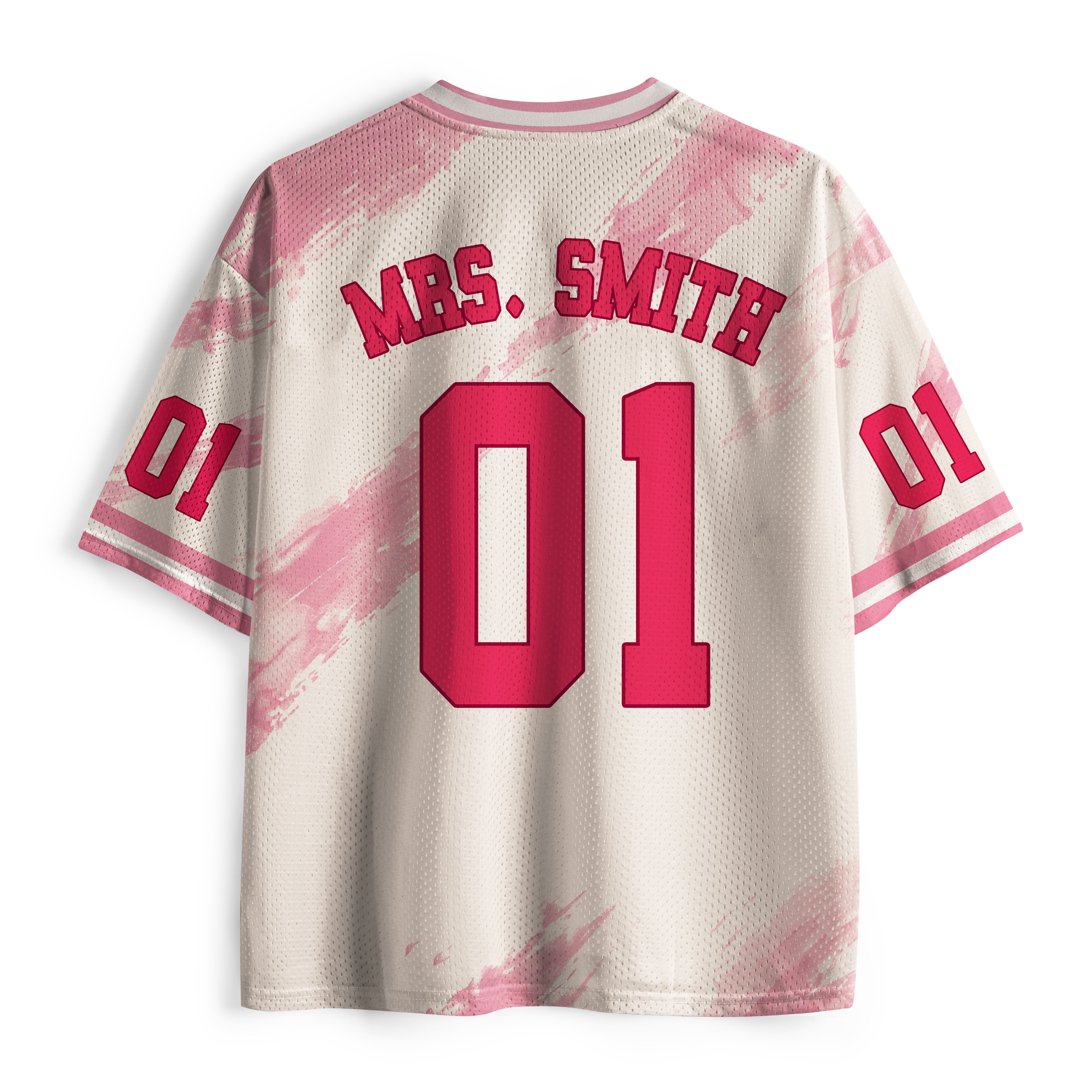 Personalized Grade And Name Watercolor Printing Teacher Mesh Jersey