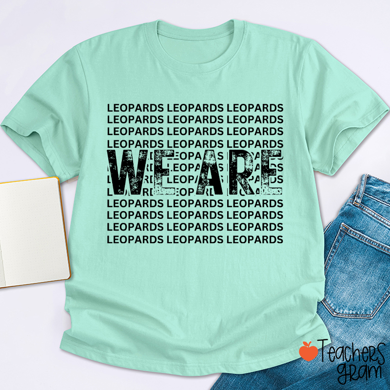 Personalized Mascot We Are School Spirit Teacher T-Shirt