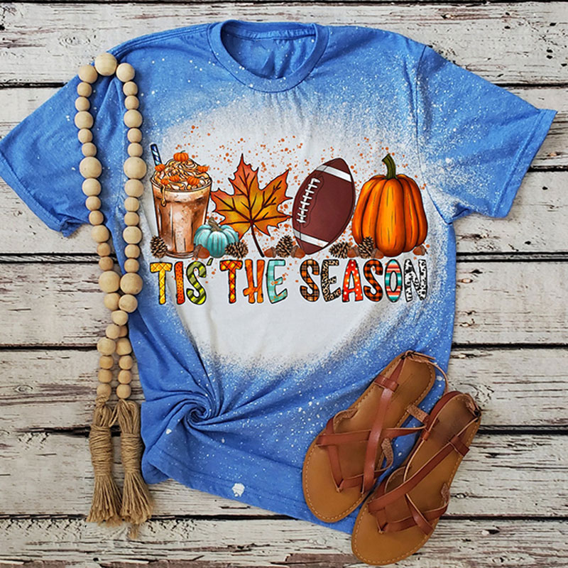 Tis The Season Teacher Printed T-Shirt