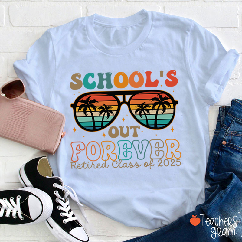 Personalized Bruh School's Out Forever Teacher T-Shirt