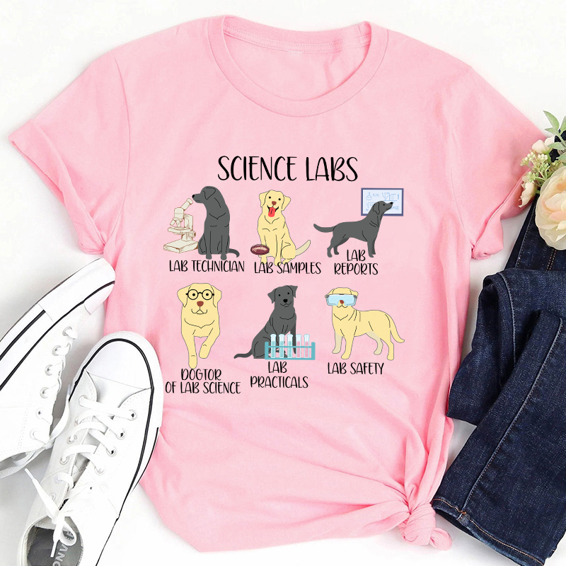 Labrador Retriever Funny Science Teacher T-Shirt