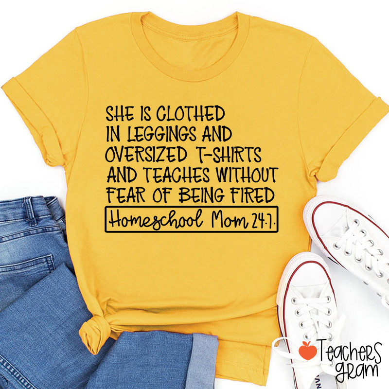 Homeschool Mom Life Teacher T-Shirt
