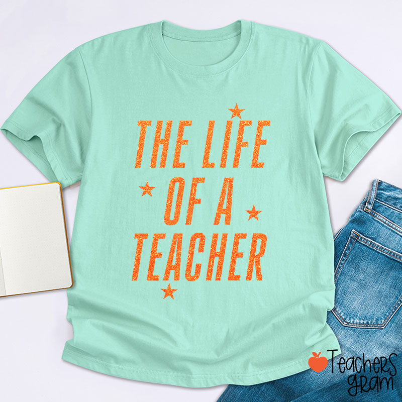 Personalized Comfort Colors The Life Of A Teacher T-Shirt