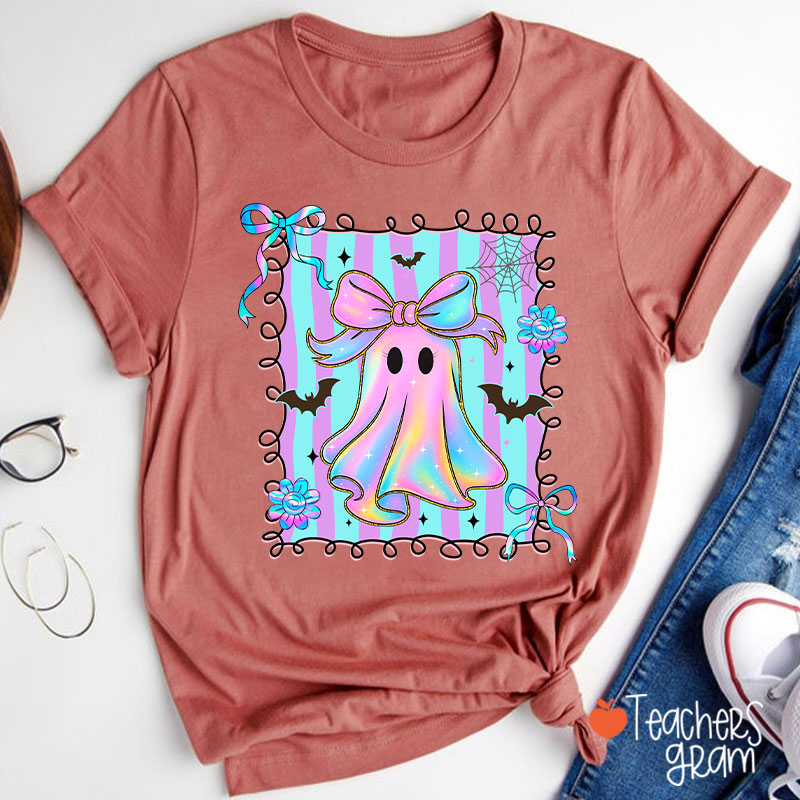Neon Ghost Teacher T-Shirt