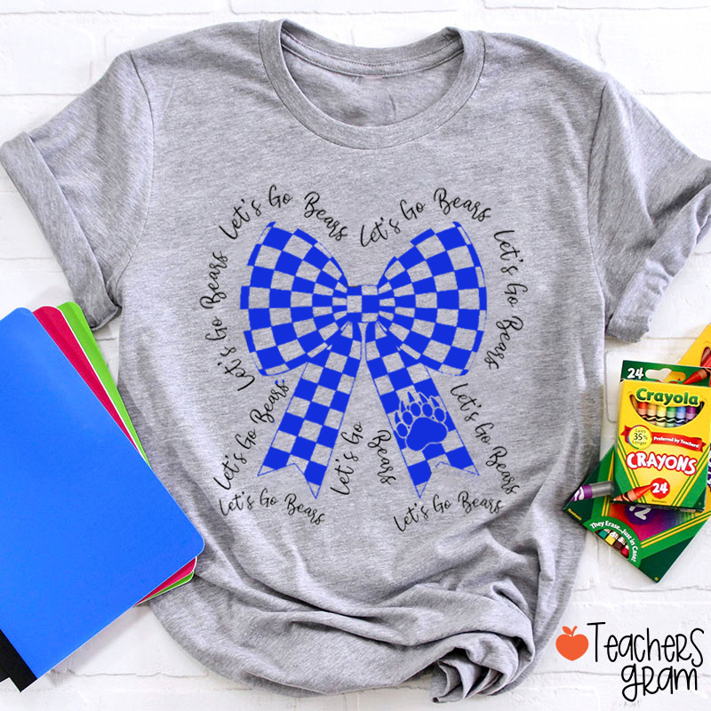 Personalized Let's Go Mascot Teacher T-Shirt