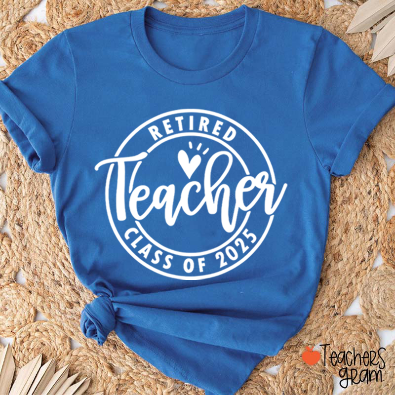 Personalized Looking Forward To Retirement Teacher T-Shirt