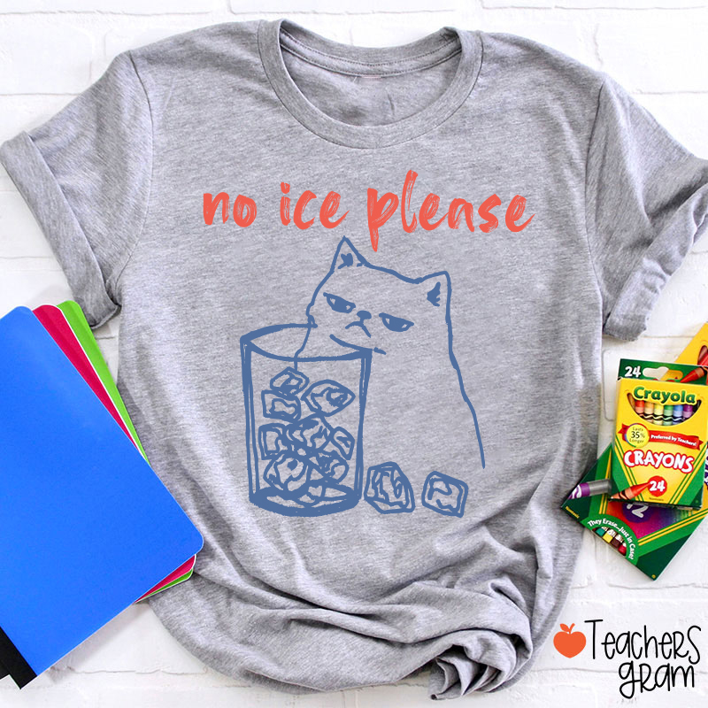 No Ice Please Teacher T-Shirt