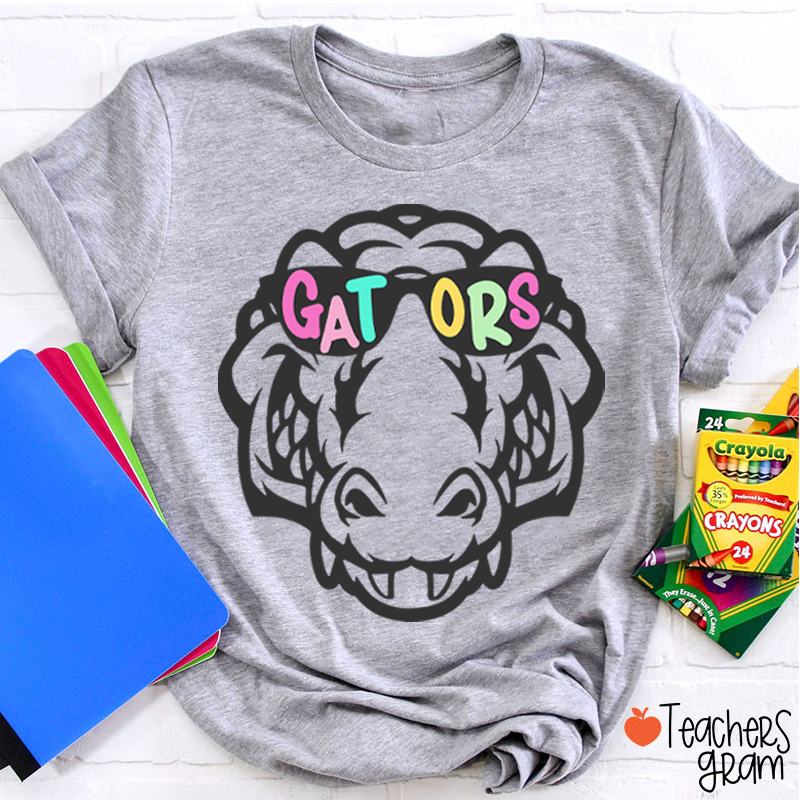 Personalized Sunglasses Mascot Teacher T-Shirt