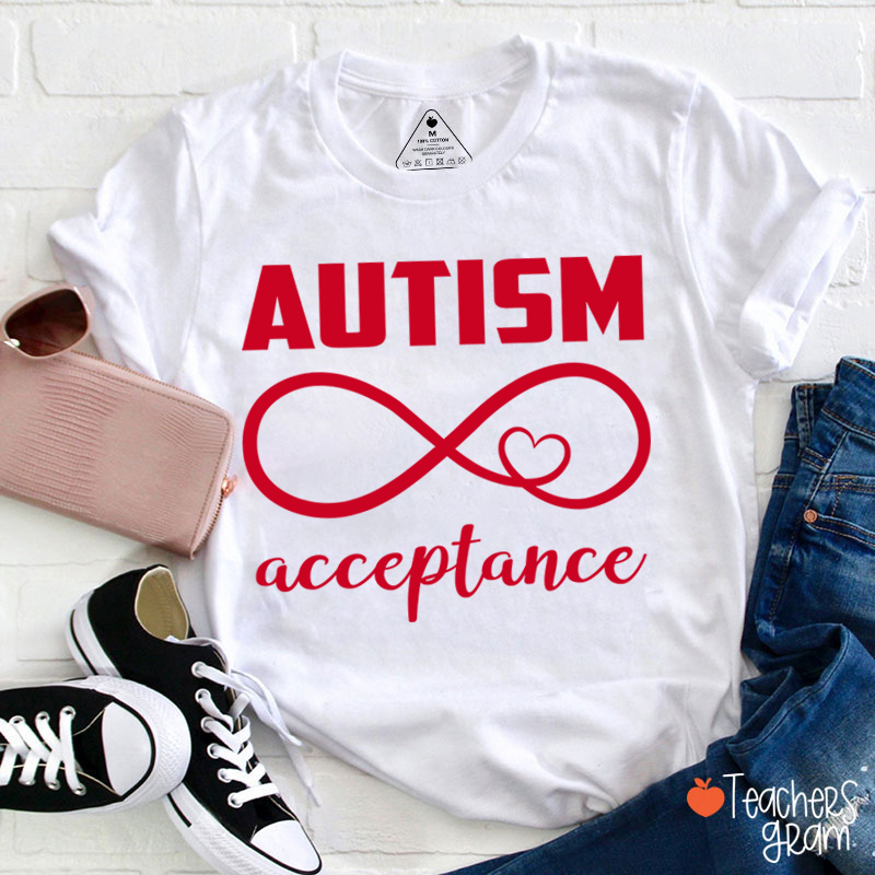 Autism Acceptance Teacher T-Shirt