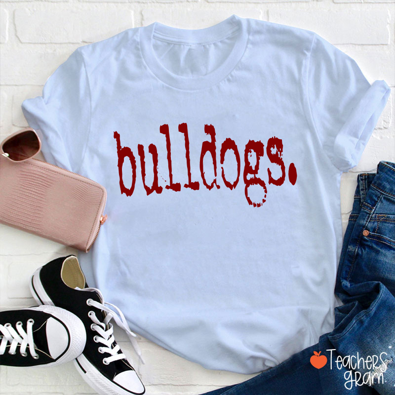 Personalized Mascot Printer Fonts Game Day Teacher T-Shirt
