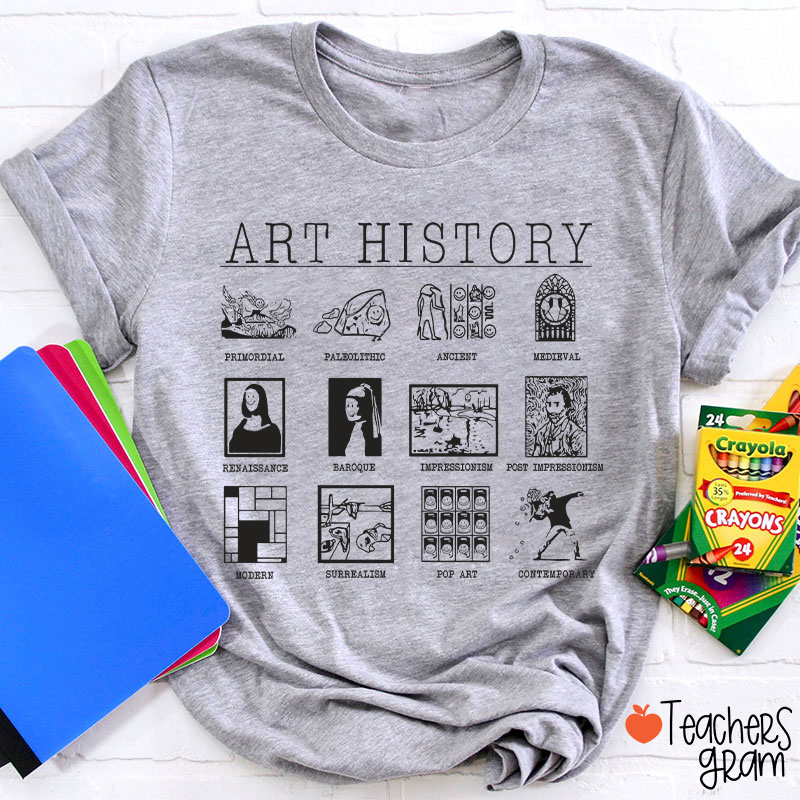Funny Art History Teacher T-Shirt Sale-Teachersgram