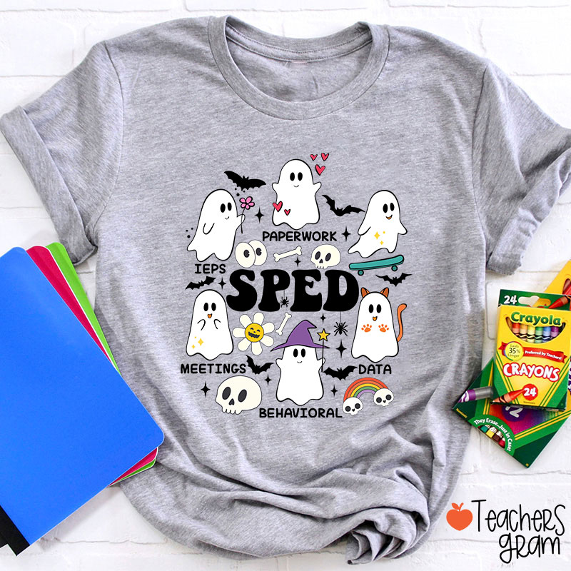 Special Education Halloween SPED Teacher T-Shirt