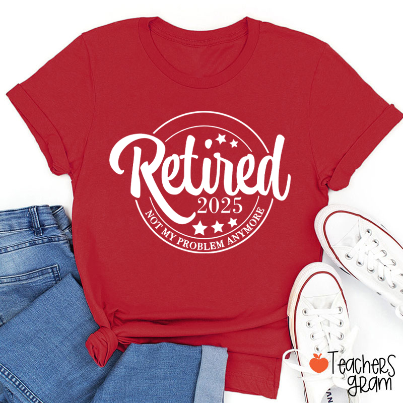 Personalized Year Retirement Gift Teacher T-Shirt