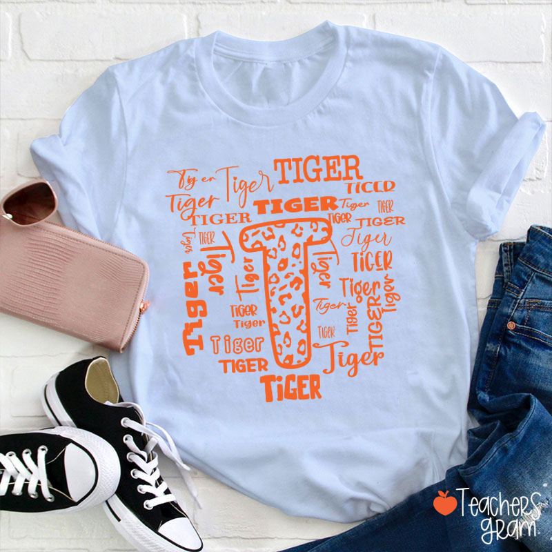 Personalized School Mascot Game Day Teacher T-Shirt