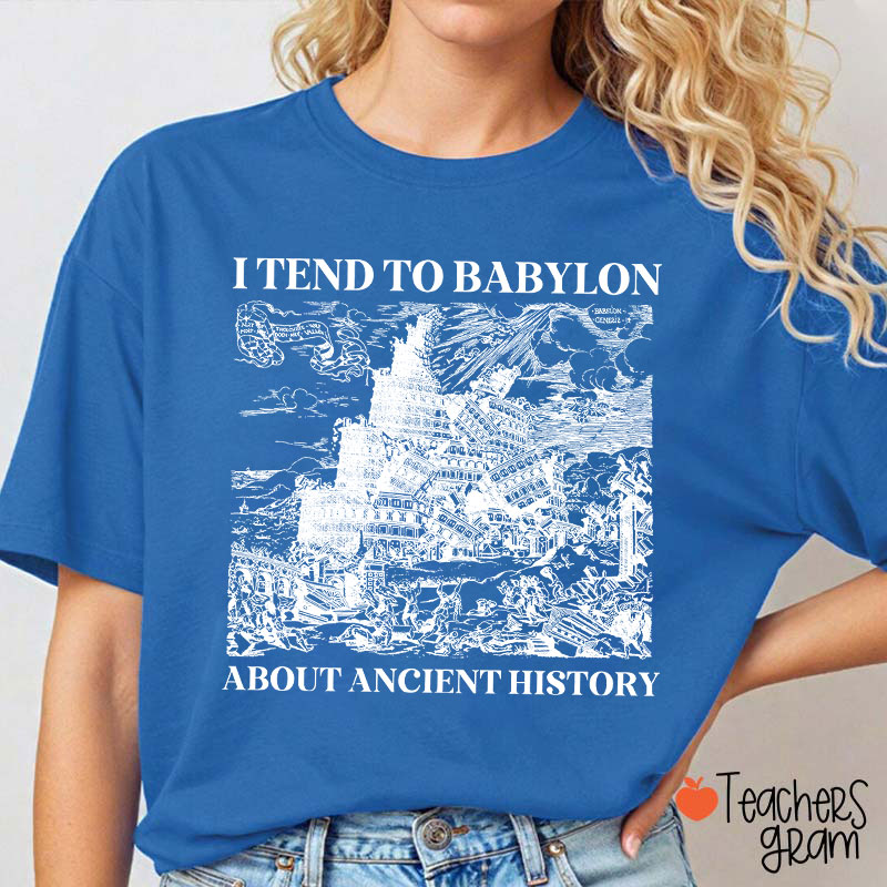 I Tend To Babylon About Ancient History Teacher T-Shirt