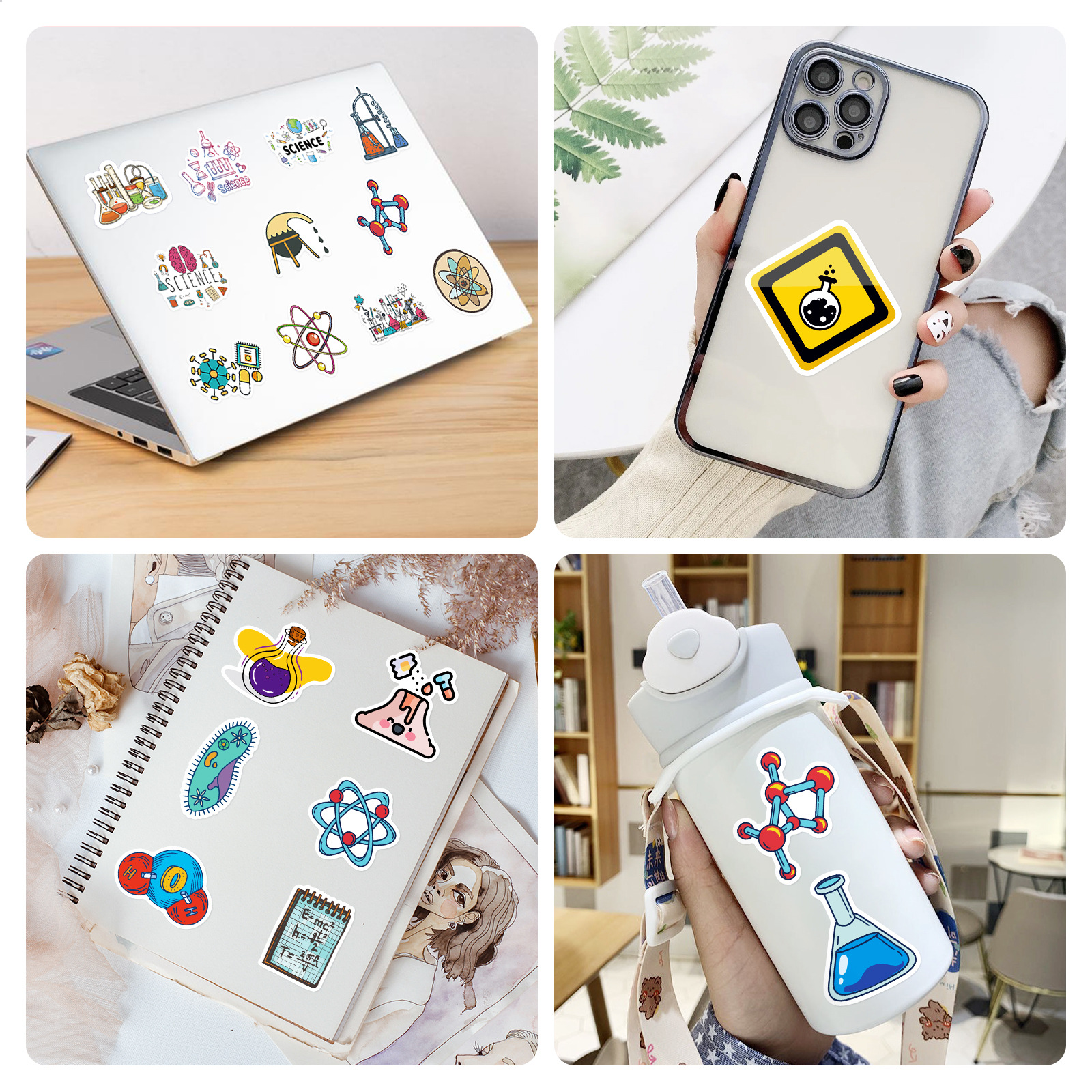Scienece Various  Teacher 50PCS Stickers