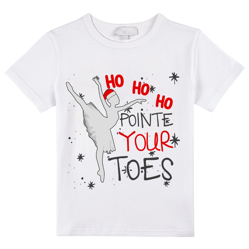 Ho Ho Ho Pointed Your Toes Class T-Shirt
