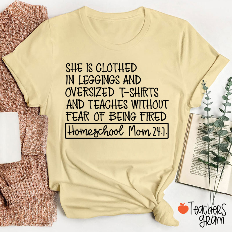 Homeschool Mom Life Teacher T-Shirt