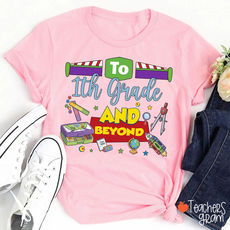 Personalized Grade Teacher Story Beyond Teacher T-Shirt