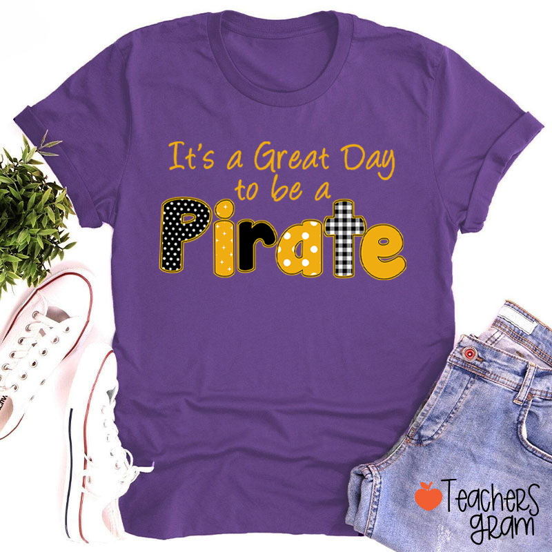 Personalized Mascot It's A Great Day To Be Teacher T-Shirt