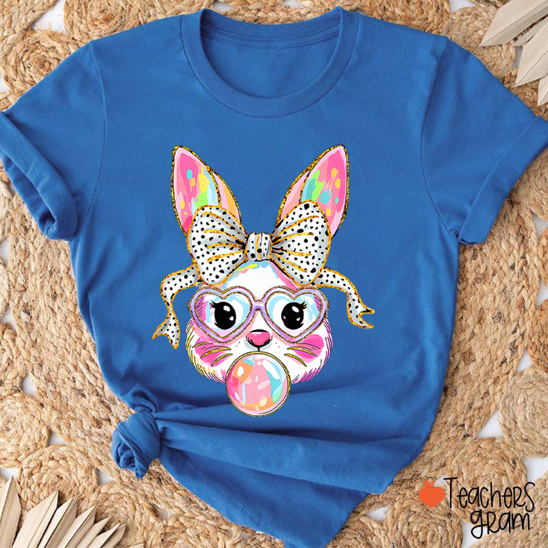 Cute Bunny Teacher T-Shirt