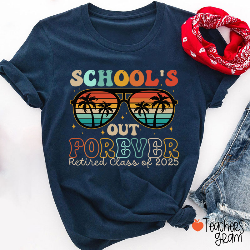 Personalized Bruh School's Out Forever Teacher T-Shirt