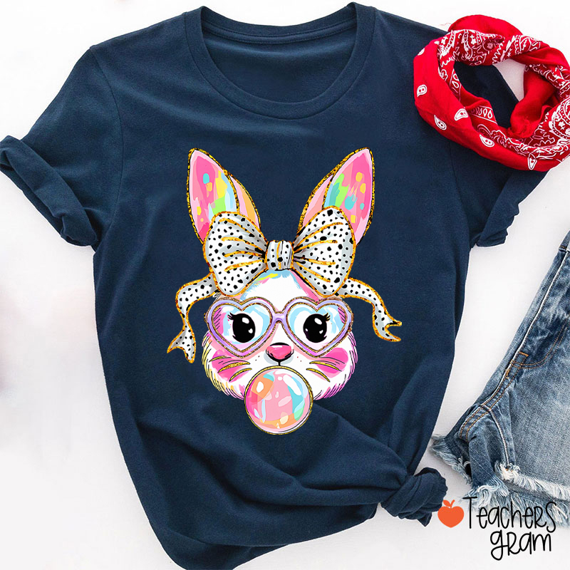 Cute Bunny Teacher T-Shirt