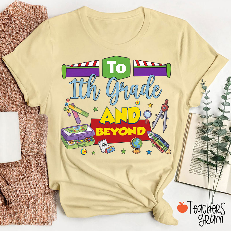 Personalized Grade Teacher Story Beyond Teacher T-Shirt