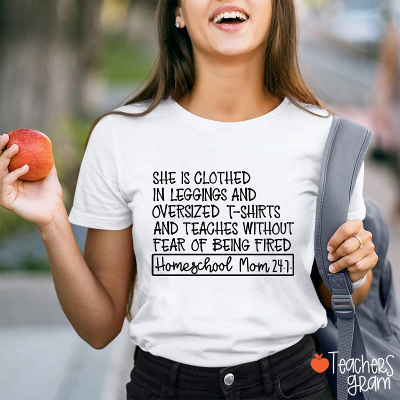 Homeschool Mom Life Teacher T-Shirt