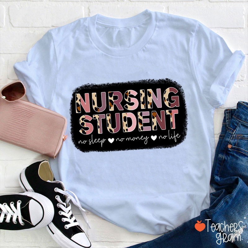 No Sleep No Student No Life T-Shirt