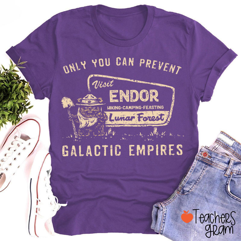 Only You Can Prevent Galactic Empires Teacher T-Shirt