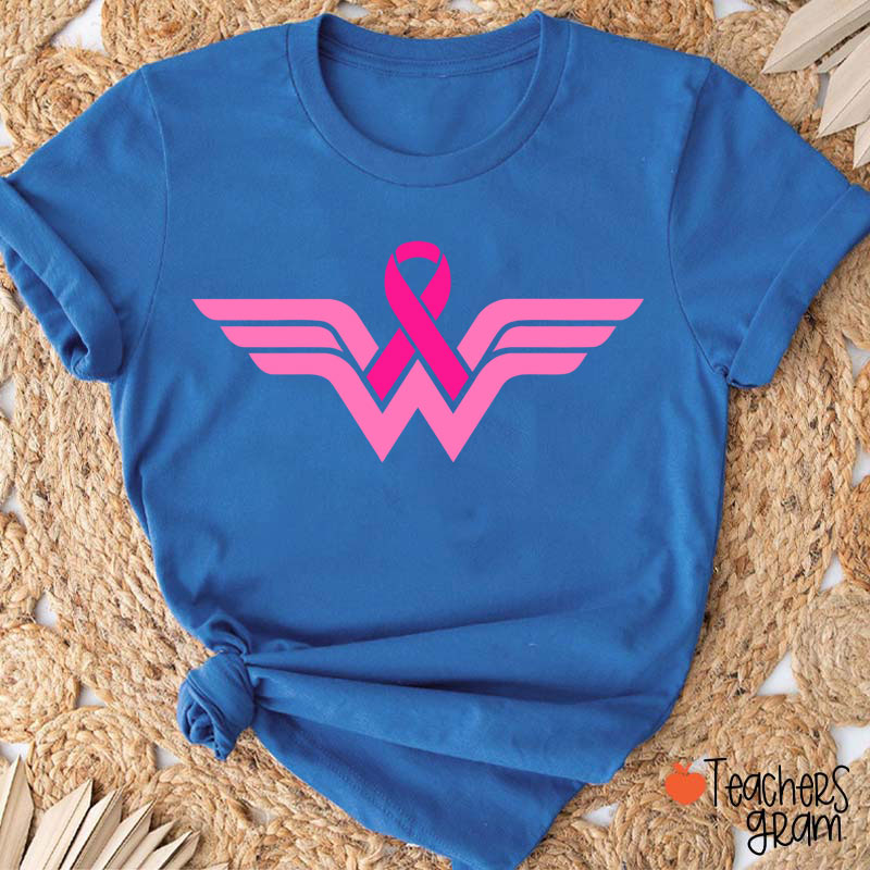 Strong Woman Cancer Fighter Teacher T-Shirt